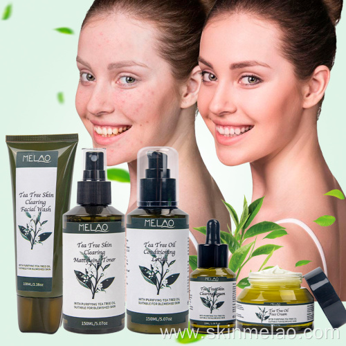 Tea Tree Anti Acne Kit Acne Treatment Set